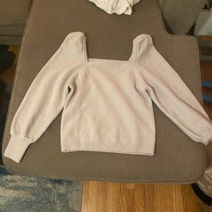H&M Womens Square Neck Sweater